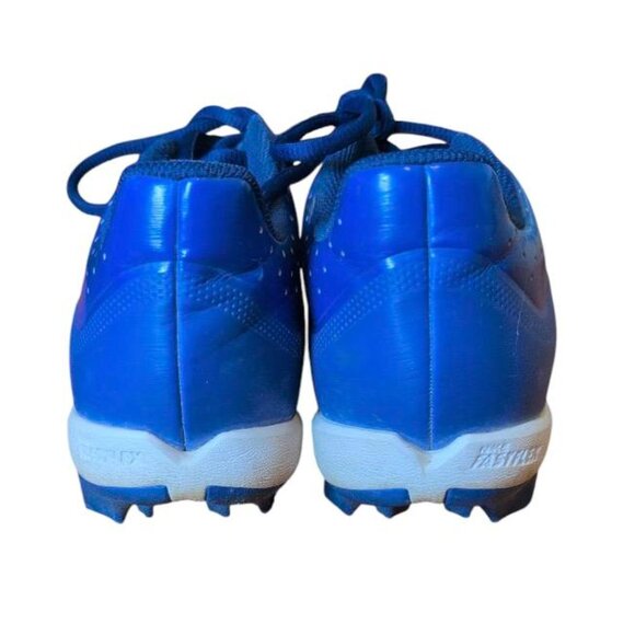 Nike Hyperdiamond 4 Keystone Molded Softball Cleats Royal Blue with White Trim - Picture 4 of 6